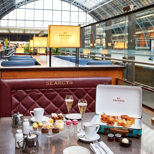 afternoon tea London - St Pancras by Searcys Brasserie