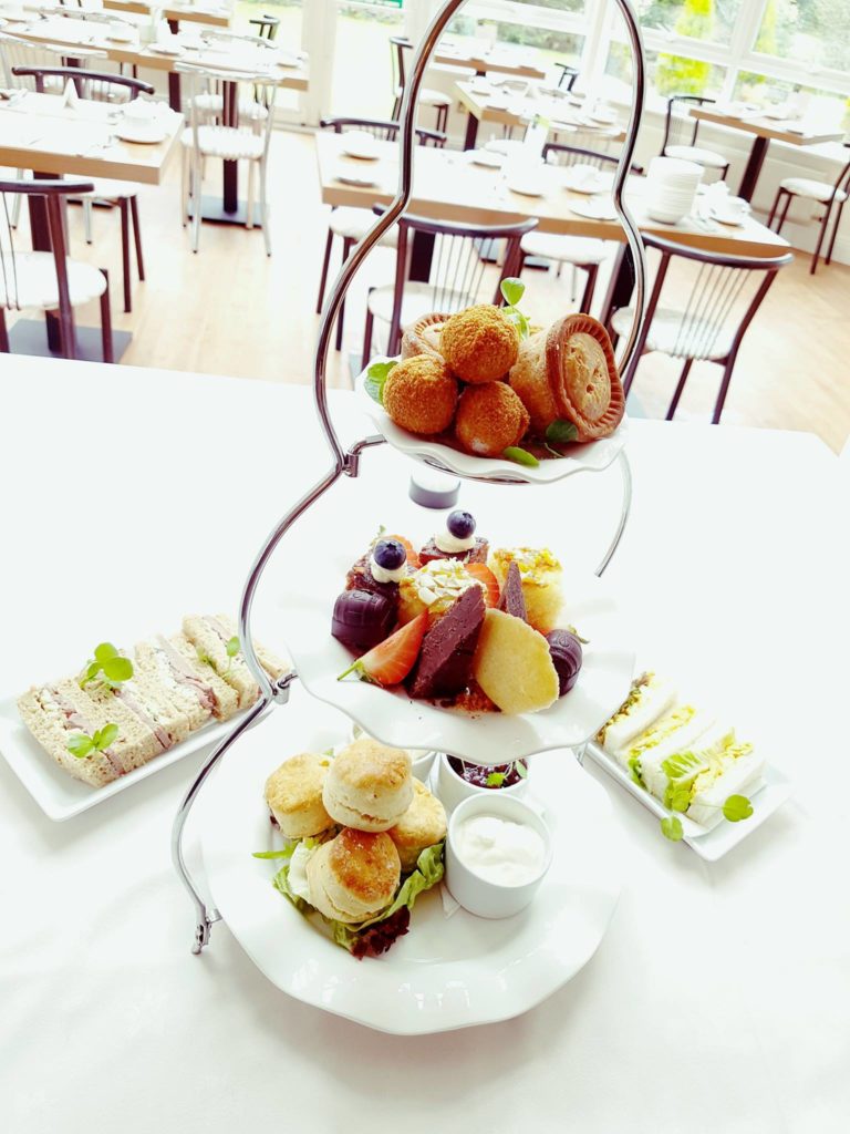 gentlemans afternoon tea - woodlands lodge hotel